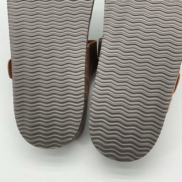 NEW White Mountain Women’s Crawford Leather Footbed Sandals Brown Size 10M - Picture 9 of 10